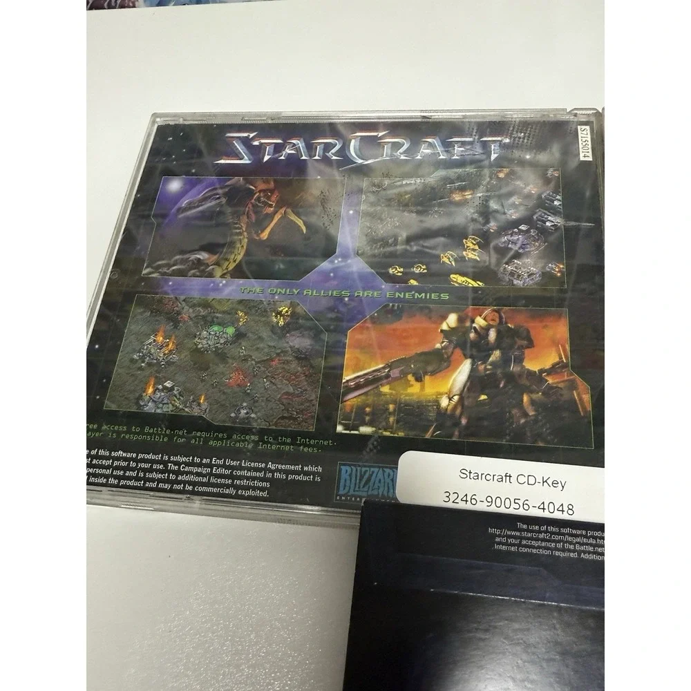 StarCraft PC Game Lot Original + Brood War Expansion + Wings of Liberty